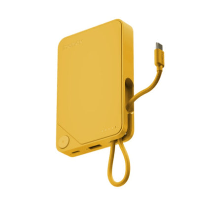 Momax 1-Power X Battery Pack, 10000mAh with Built-in USB-C Cable