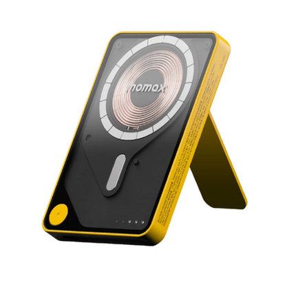 Momax 1-Power X Pro Magnetic Wireless Battery Pack (5000 mAh) with Stand and Built-in USB-C Cable