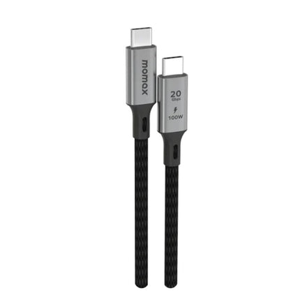 Momax Elite 100W USB-C USB3.2 Gen 2x2 20Gbps Cable 2 M, Black