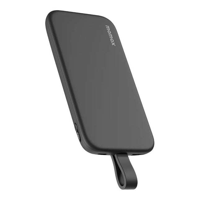 Momax iPower PD 3 Battery Pack with Type-C Cable Built-in 10000mAh - Black