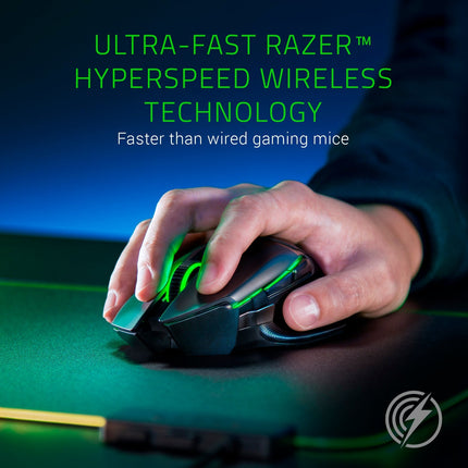 Razer Basilisk Ultimate Wireless Gaming Mouse with Charging Station - Black