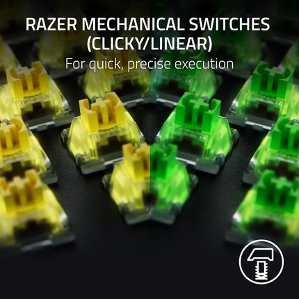 Razer BlackWidow V4 Mechanical RGB Gaming Keyboard - Black