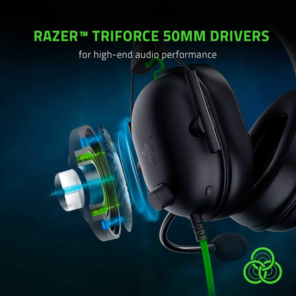Razer BlackShark V2 X Multi-Platform Wired Esports Gaming Headset - Black