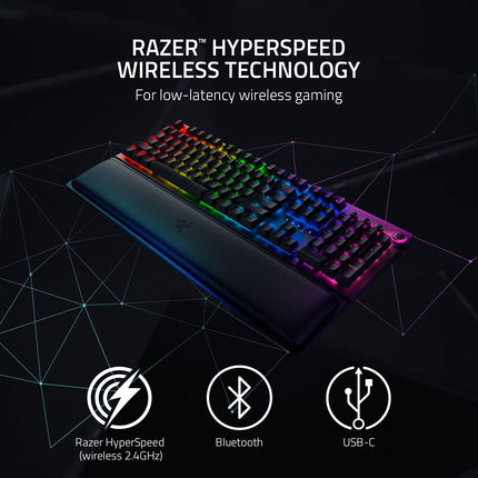 Razer BlackWidow V3 Pro Wireless Mechanical Gaming Keyboard Chroma RGB Lighting