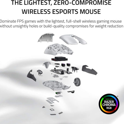 Razer Viper Ultimate Lightest Wireless Gaming Mouse & RGB Charging Dock  - Mercury