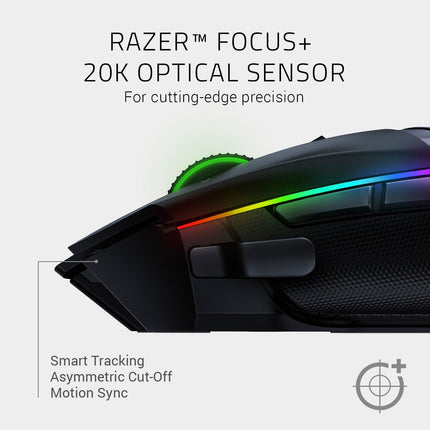 Razer Basilisk Ultimate Wireless Gaming Mouse with Charging Station - Black