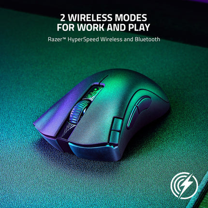 Razer DeathAdder V2 X HyperSpeed Wireless Gaming Mouse with Best-In-Class Ergonomics - Black