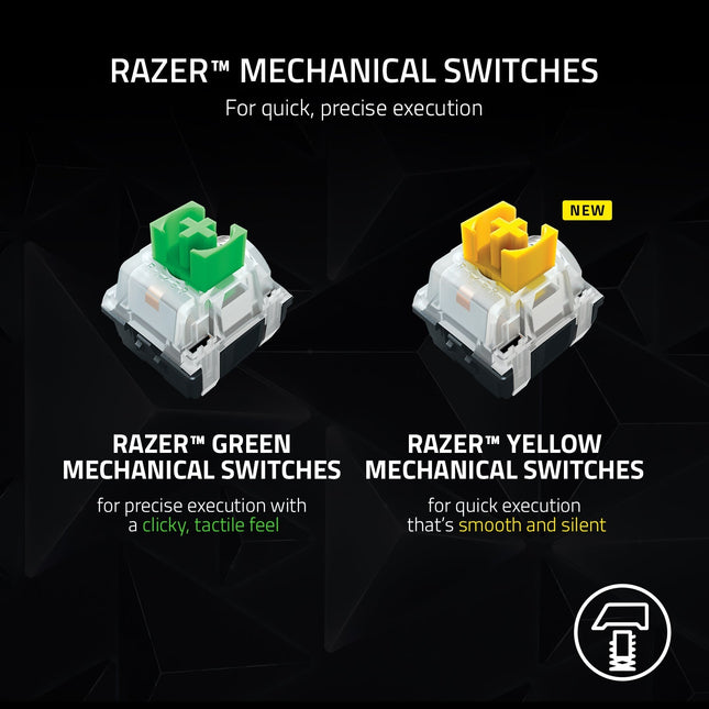 Razer BlackWidow V3 Pro Wireless Mechanical Gaming Keyboard Chroma RGB Lighting