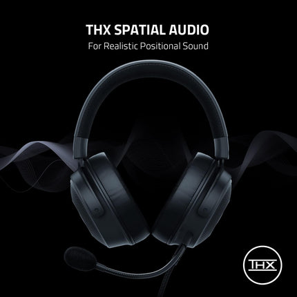 Razer Kraken V3 Wired USB Gaming Headset,THX Spatial Audio - Black