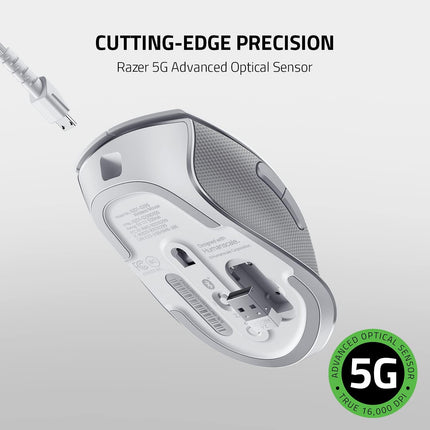 Razer Pro Click High-Precision Ergonomic Wireless Gaming Mouse -  White