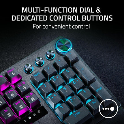 Razer Huntsman V3 Pro Analog Optical Esports Gaming Keyboard (US Layout) - Black