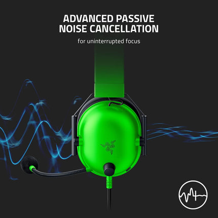 Razer BlackShark V2 X Multi-Platform Wired esports Gaming Headset - Green