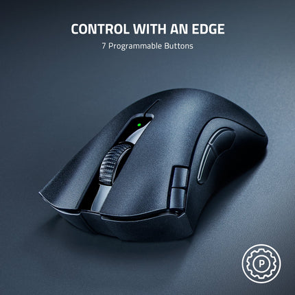 Razer DeathAdder V2 X HyperSpeed Wireless Gaming Mouse with Best-In-Class Ergonomics - Black