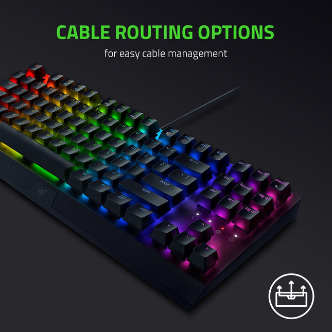 Razer BlackWidow V3 Tenkeyless Mechanical Wired Gaming Keyboard - Black