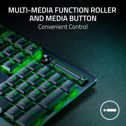Razer DeathStalker V2  Low-Profile RGB Optical Gaming Keyboard Linear Optical Switch (US Layout) - Black