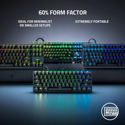 Razer Huntsman Mini Analog 60% Gaming Keyboard with Analog Optical Switches - US