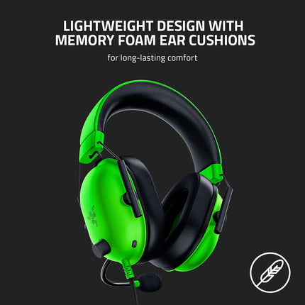 Razer BlackShark V2 X Multi-Platform Wired esports Gaming Headset - Green