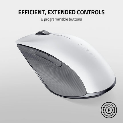 Razer Pro Click High-Precision Ergonomic Wireless Gaming Mouse -  White