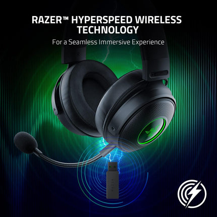 Razer Kraken V3 Pro Wireless Gaming Headset with Haptic Technology - Black