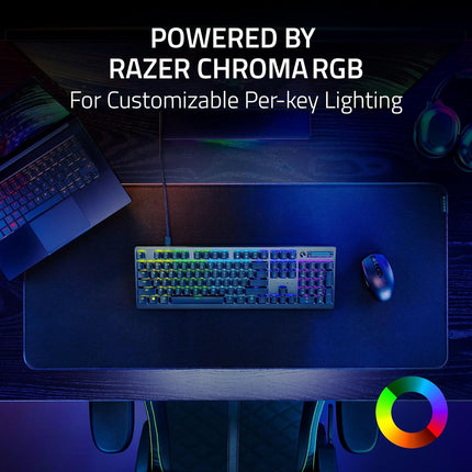 Razer DeathStalker V2  Low-Profile RGB Optical Gaming Keyboard Linear Optical Switch (US Layout) - Black