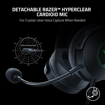 Razer BlackShark V2 X Multi-Platform Wired esports Gaming Headset - Green
