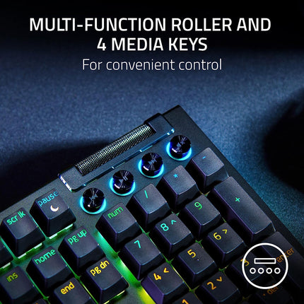 Razer BlackWidow V4 Mechanical RGB Gaming Keyboard - Black
