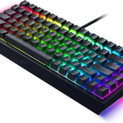 Razer BlackWidow V4 75% Mechanical (Orange Tactile Switches) Gaming Keyboard - Black