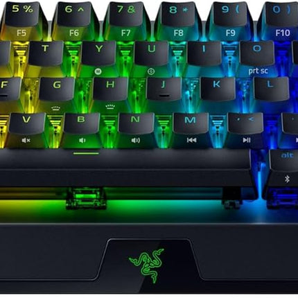 Razer BlackWidow V3 Mini HyperSpeed Wireless 65% Mechanical (Green Switches) RGB Gaming Keyboard, US Layput - Black