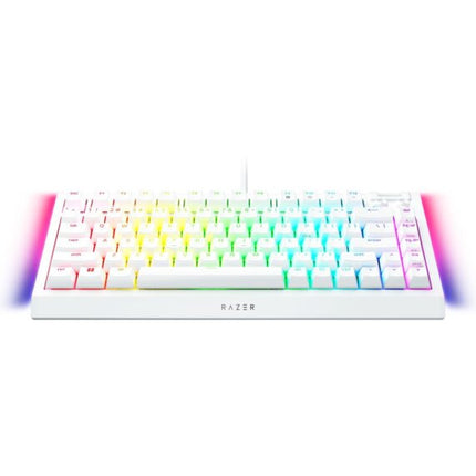 Razer BlackWidow V4 75% Hot-Swappable Wired Mechanical Gaming Keyboard (US Layout) - White