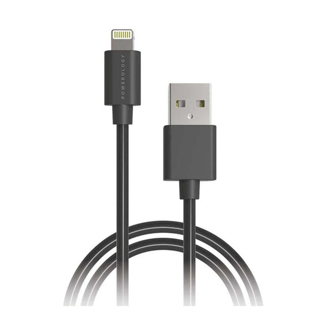 Powerology USB-A to Lightning Cable 3M - Black