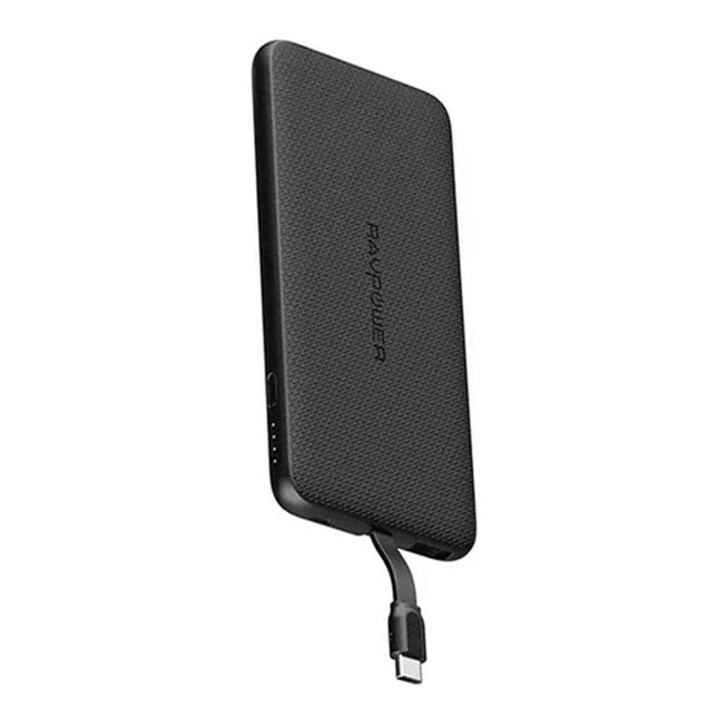 RAVPower RP-PB160 5000mAh Type-C Cable Power Bank - Black