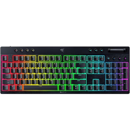 Razer BlackWidow V4 Low Profile HyperSpeed Wireless Mechanical Gaming Keyboard (Green Switch)
