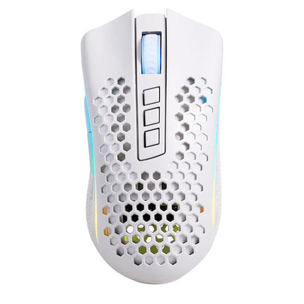 Redragon M808-KS Storm Pro Dual Mode Wired & Wireless RGB Gaming Mouse - White