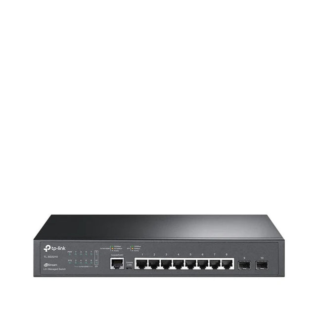 TP-Link TL-SG3210 JetStream 8-Port Gigabit L2 + Managed Switch With 2 SFP Slots