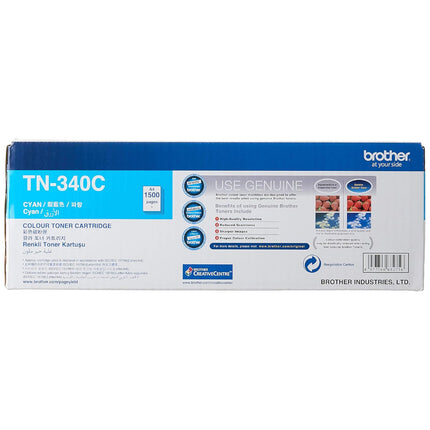 Brother TN-340 Cyan Toner Cartridge