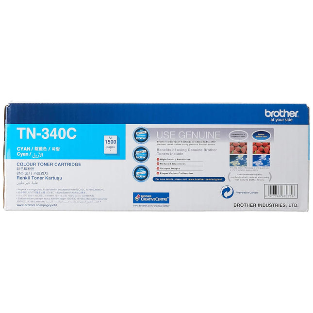 Brother TN-340 Cyan Toner Cartridge