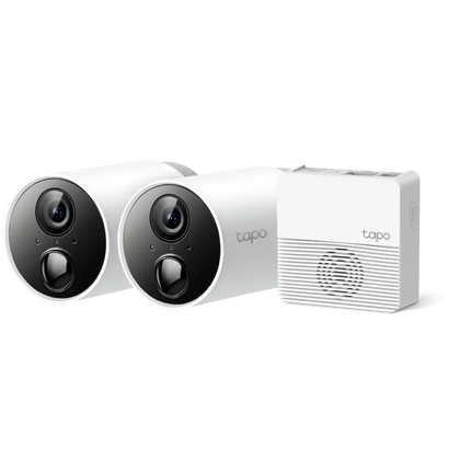 TP-LINK Tapo C400S2 Smart Wire-Free Security Camera System, 2-Camera System