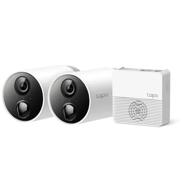 TP-LINK Tapo C400S2 Smart Wire-Free Security Camera System, 2-Camera System