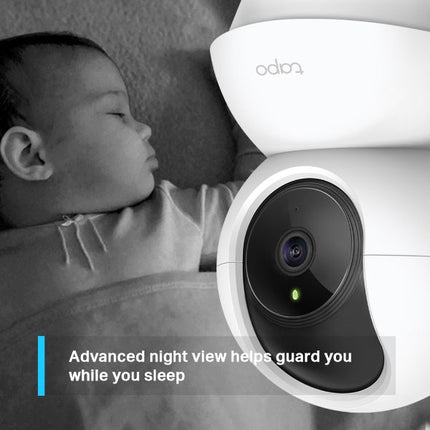 TP-Link Pan / Tilt Home Security Wi-Fi Camera - White