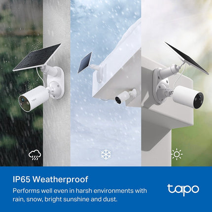 TP-Link Smart Wire-Free Security Camera and Solar Panel Tapo C410KIT