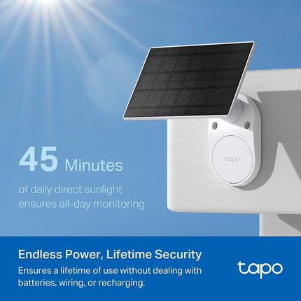 TP-Link Smart Wire-Free Security Camera and Solar Panel Tapo C410KIT