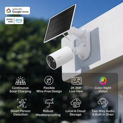 TP-Link Smart Wire-Free Security Camera and Solar Panel Tapo C410KIT