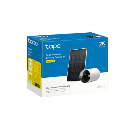 TP-Link Smart Wire-Free Security Camera and Solar Panel Tapo C410KIT
