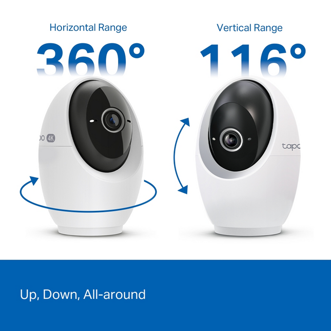 TP-Link Tapo C260 Pan/Tilt AI Home Security Wi-Fi Camera