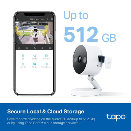TP-Link Tapo Indoor/Outdoor Wi-Fi Home Security Camera TAPO C120
