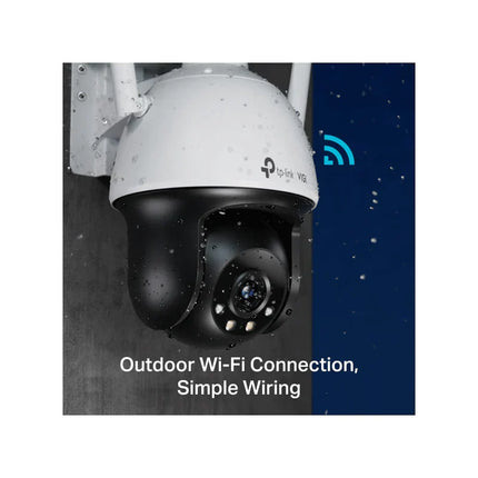 TP-Link (VIGI C540-W) VIGI 4MP Outdoor Full-Color Wi-Fi Pan Tilt Network Camera - 2560 X 1440 / LAN