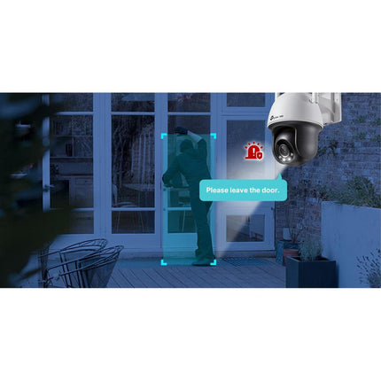 TP-Link (VIGI C540-W) VIGI 4MP Outdoor Full-Color Wi-Fi Pan Tilt Network Camera - 2560 X 1440 / LAN
