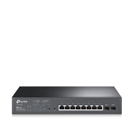 TP-Link JetStream 10-Port Gigabit Smart Switch with 8-Port PoE+,150 W PoE Budget, Full Gigabit Ports, Optimize Voice and Video