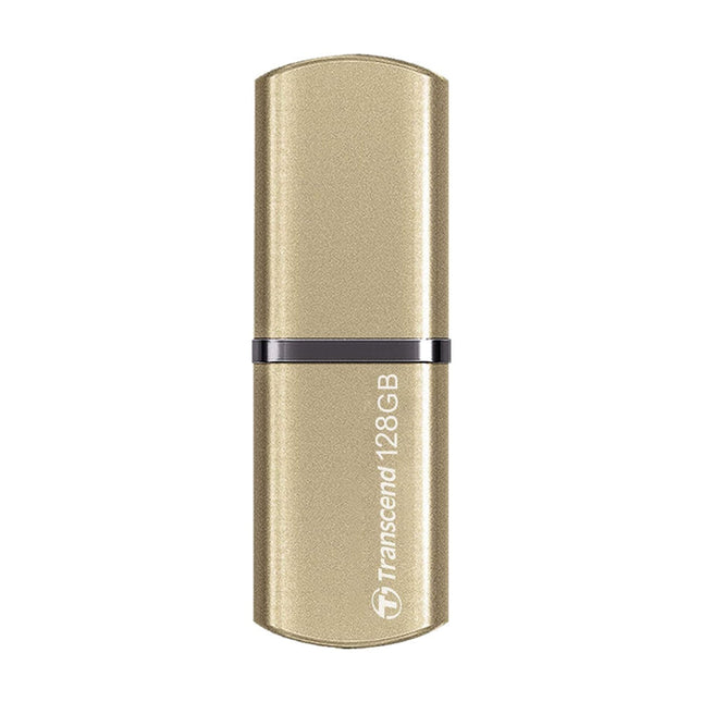 Transcend 128GB Jetflash 820 USB 3.1 Gen 1 Flash Drive for Windows and Mac - Gold