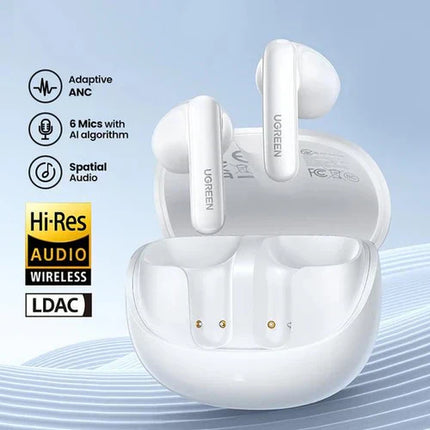 UGREEN HiTune H6 Pro Hybrid Cancelling Earbuds White WS203